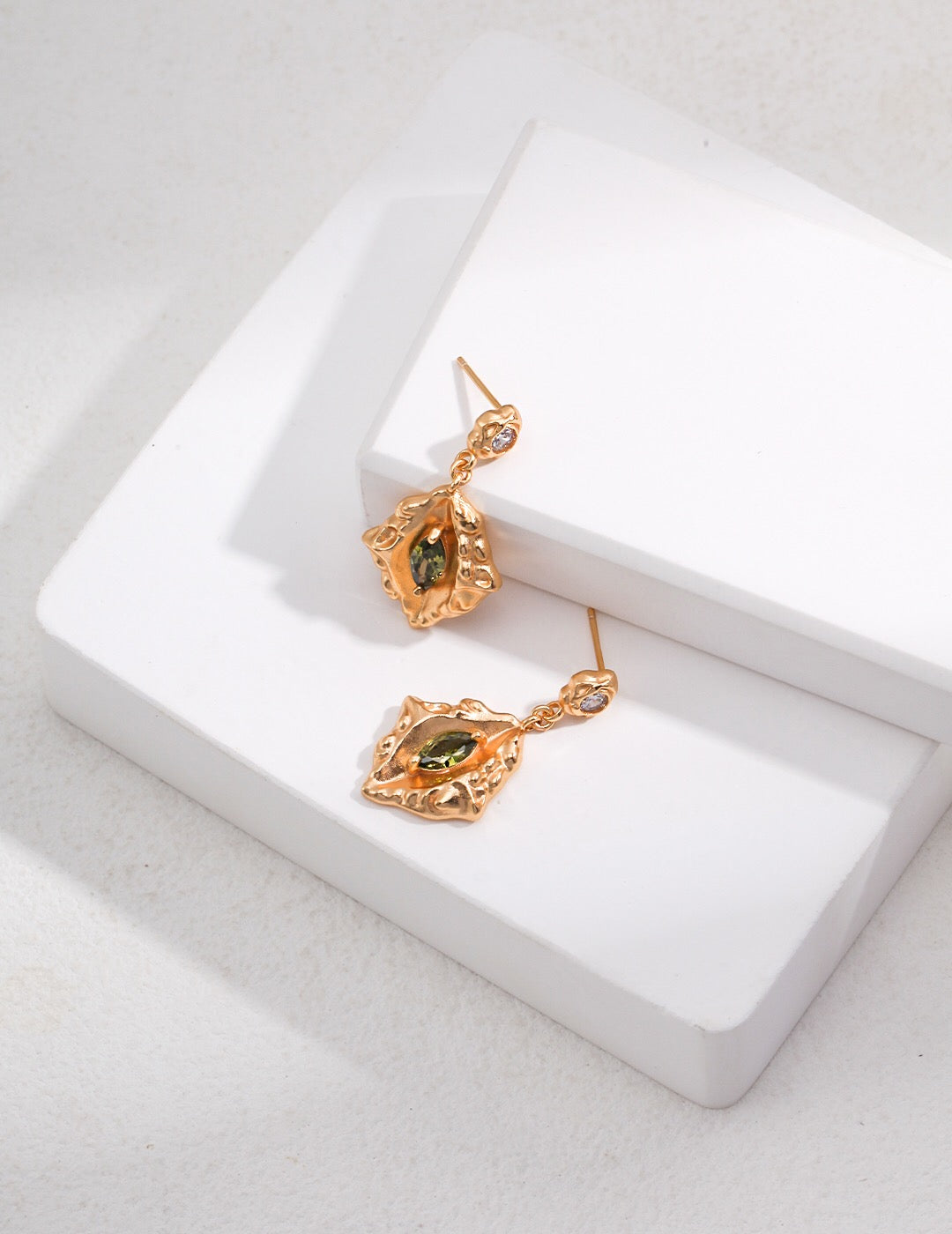 Vintage Style Zircon Earrings